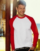 Fruit of the Loom - Long Sleeve Baseball T-Shirt