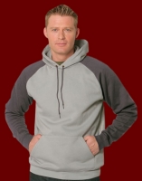 Fruit of the Loom - Baseball Hooded Sweat
